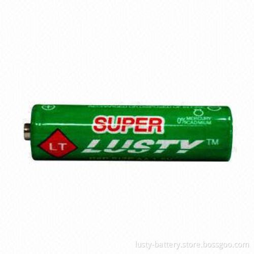 Carbon Zinc Dry-cell Battery, R03 with 2 Years Shelf Lifespan